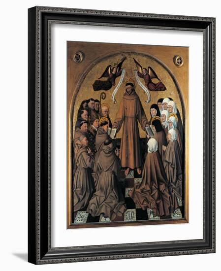 St Francis Submits the Rule To the Franciscan Orders-Colantonio-Framed Giclee Print