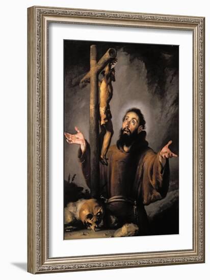 St. Francis-Bernardo Strozzi-Framed Giclee Print