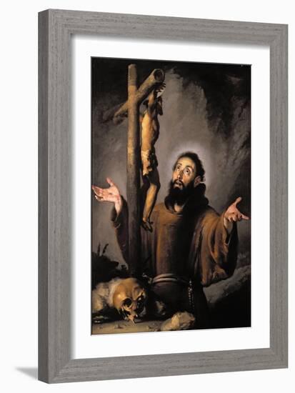 St. Francis-Bernardo Strozzi-Framed Giclee Print