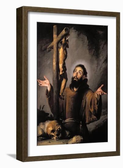 St. Francis-Bernardo Strozzi-Framed Giclee Print