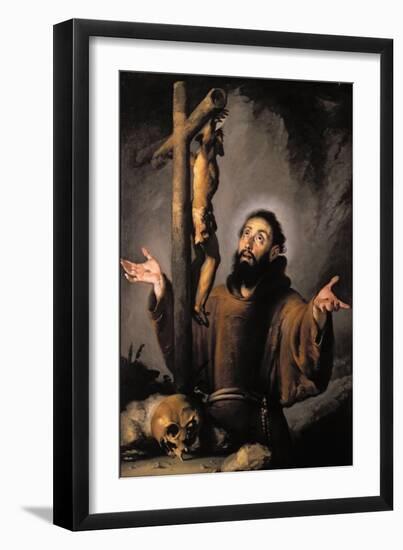 St. Francis-Bernardo Strozzi-Framed Giclee Print