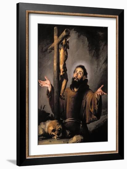 St. Francis-Bernardo Strozzi-Framed Giclee Print