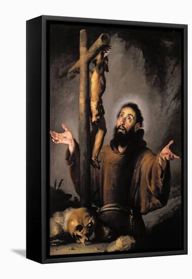 St. Francis-Bernardo Strozzi-Framed Premier Image Canvas