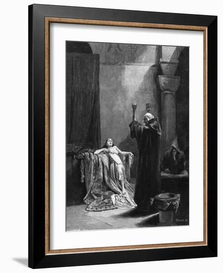 St Gall Exorcises-Alphonse Mucha-Framed Art Print