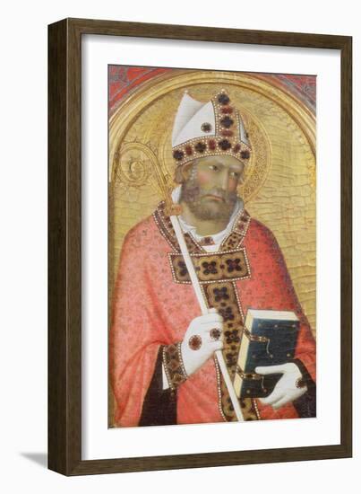 St. Geminianus, c.1319-Simone Martini-Framed Giclee Print