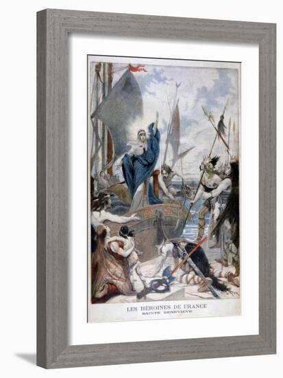 St Genevieve, Heroine of France, 1896-Lionel Noel Royer-Framed Giclee Print