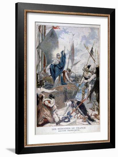 St Genevieve, Heroine of France, 1896-Lionel Noel Royer-Framed Giclee Print