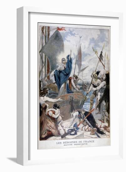 St Genevieve, Heroine of France, 1896-Lionel Noel Royer-Framed Giclee Print