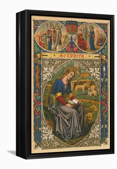 St Genevieve-English School-Framed Premier Image Canvas