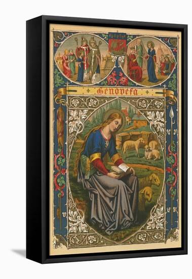 St Genevieve-English School-Framed Premier Image Canvas