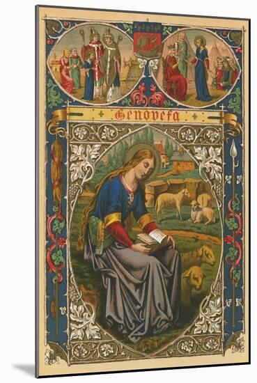 St Genevieve-English School-Mounted Giclee Print