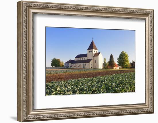 St. Georg Church, Oberzell, UNESCO World Heritage Site, Reichenau Island, Lake Constance-Markus Lange-Framed Photographic Print