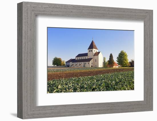 St. Georg Church, Oberzell, UNESCO World Heritage Site, Reichenau Island, Lake Constance-Markus Lange-Framed Photographic Print