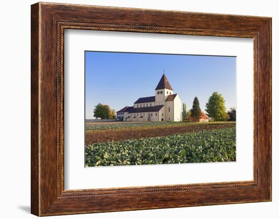 St. Georg Church, Oberzell, UNESCO World Heritage Site, Reichenau Island, Lake Constance-Markus Lange-Framed Photographic Print