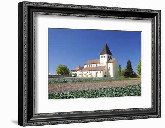 St. Georg Church, Oberzell, UNESCO World Heritage Site, Reichenau Island, Lake Constance-Markus Lange-Framed Photographic Print