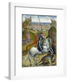St. George and the Dragon, c.1432/1435-Rogier van der Weyden-Framed Giclee Print