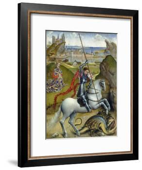 St. George and the Dragon, c.1432/1435-Rogier van der Weyden-Framed Giclee Print