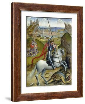St. George and the Dragon, c.1432/1435-Rogier van der Weyden-Framed Giclee Print