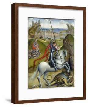 St. George and the Dragon, c.1432/1435-Rogier van der Weyden-Framed Giclee Print