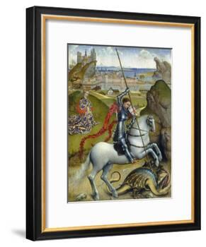 St. George and the Dragon, c.1432/1435-Rogier van der Weyden-Framed Giclee Print