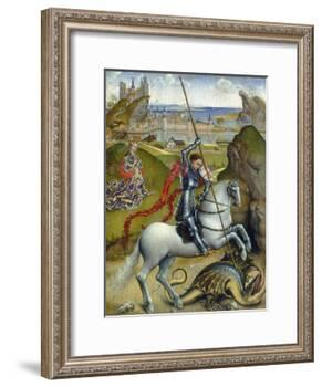 St. George and the Dragon, c.1432/1435-Rogier van der Weyden-Framed Giclee Print