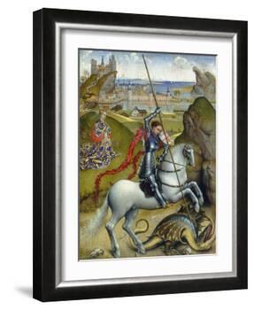 St. George and the Dragon, c.1432/1435-Rogier van der Weyden-Framed Giclee Print
