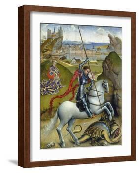 St. George and the Dragon, c.1432/1435-Rogier van der Weyden-Framed Giclee Print