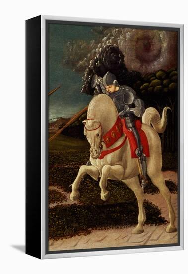 St. George and the Dragon (Detail), C.1470 (Oil on Canvas)-Paolo Uccello-Framed Premier Image Canvas