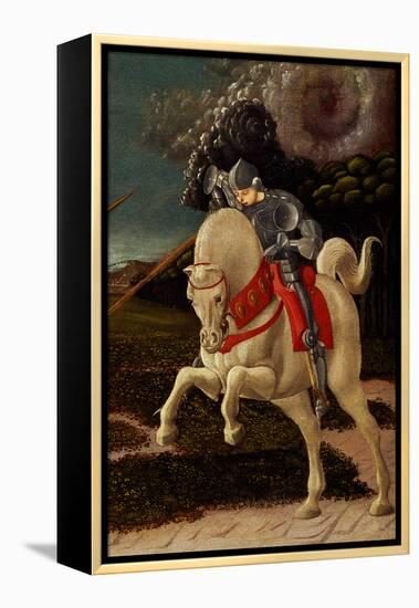 St. George and the Dragon (Detail), C.1470 (Oil on Canvas)-Paolo Uccello-Framed Premier Image Canvas