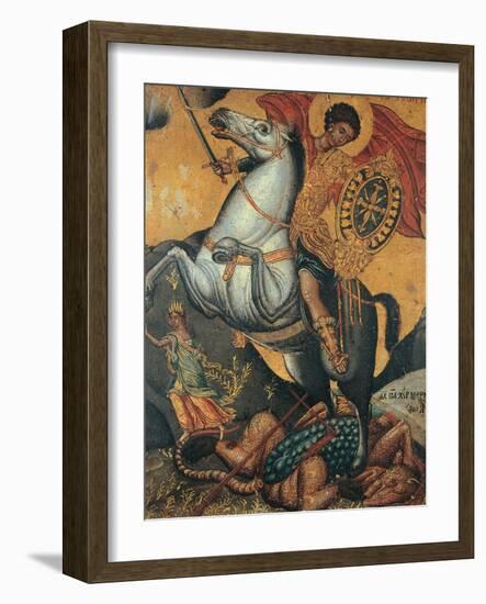 St George and the Dragon-null-Framed Giclee Print