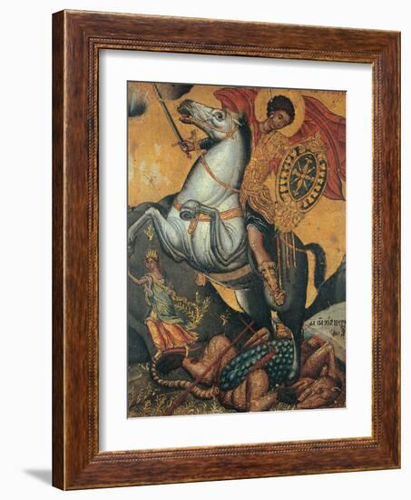 St George and the Dragon-null-Framed Giclee Print