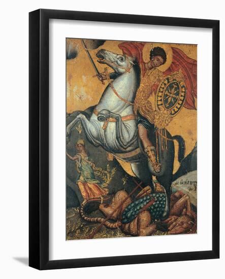 St George and the Dragon-null-Framed Giclee Print