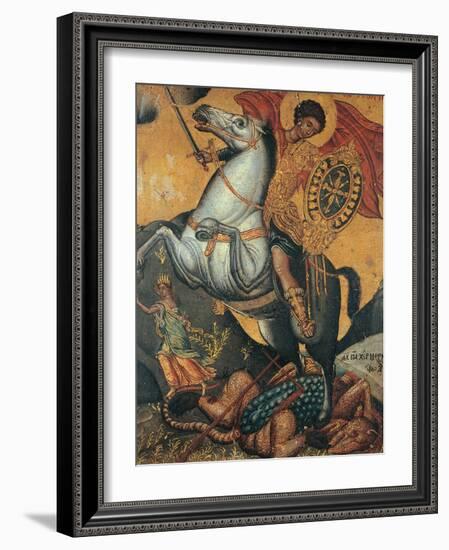 St George and the Dragon-null-Framed Giclee Print