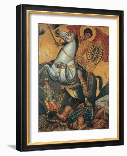 St George and the Dragon-null-Framed Giclee Print