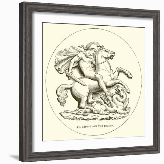 St. George and the Dragon-null-Framed Giclee Print