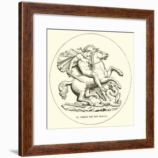 St. George and the Dragon-null-Framed Giclee Print