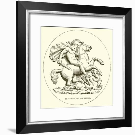 St. George and the Dragon-null-Framed Giclee Print