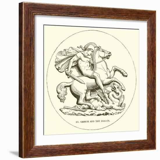 St. George and the Dragon-null-Framed Giclee Print