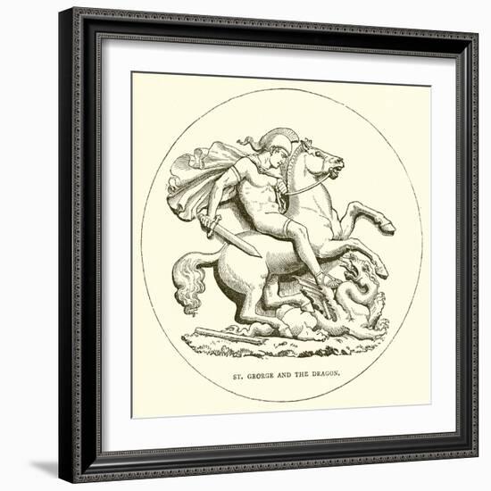 St. George and the Dragon-null-Framed Giclee Print