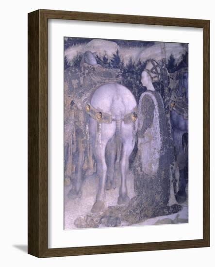 St George and the Princess, 1433-1435-Antonio Pisanello-Framed Giclee Print