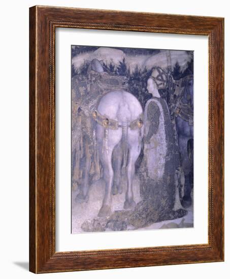 St George and the Princess, 1433-1435-Antonio Pisanello-Framed Giclee Print