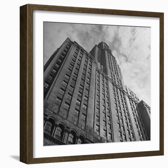 St. George Building, Contining Many Floors and Windows-Ed Clark-Framed Photographic Print