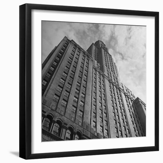 St. George Building, Contining Many Floors and Windows-Ed Clark-Framed Photographic Print