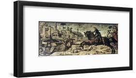 St. George Killing the Dragon-Vittore Carpaccio-Framed Giclee Print