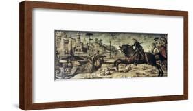 St. George Killing the Dragon-Vittore Carpaccio-Framed Giclee Print