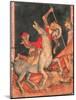 St George's Battle with the Dragon-Vitale da Bologna-Mounted Giclee Print