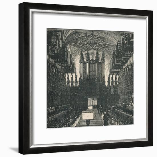 'St. George's Chapel: The Choir, Looking West', 1895-Unknown-Framed Giclee Print