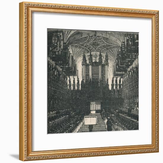 'St. George's Chapel: The Choir, Looking West', 1895-Unknown-Framed Giclee Print