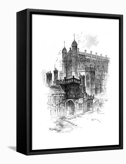 St George's Chapel, Windsor, Berkshire, C1888-null-Framed Premier Image Canvas