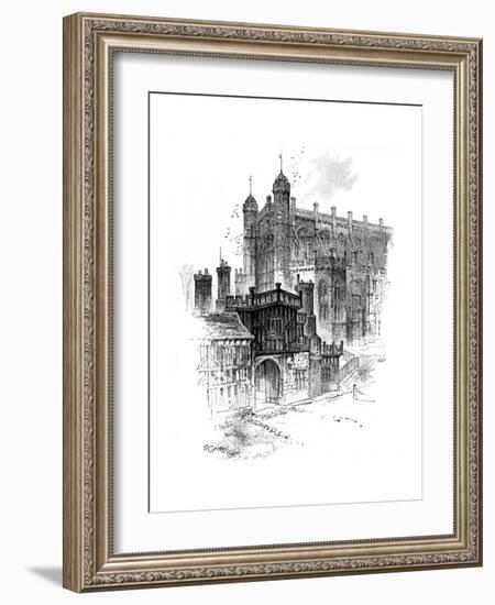 St George's Chapel, Windsor, Berkshire, C1888-null-Framed Giclee Print